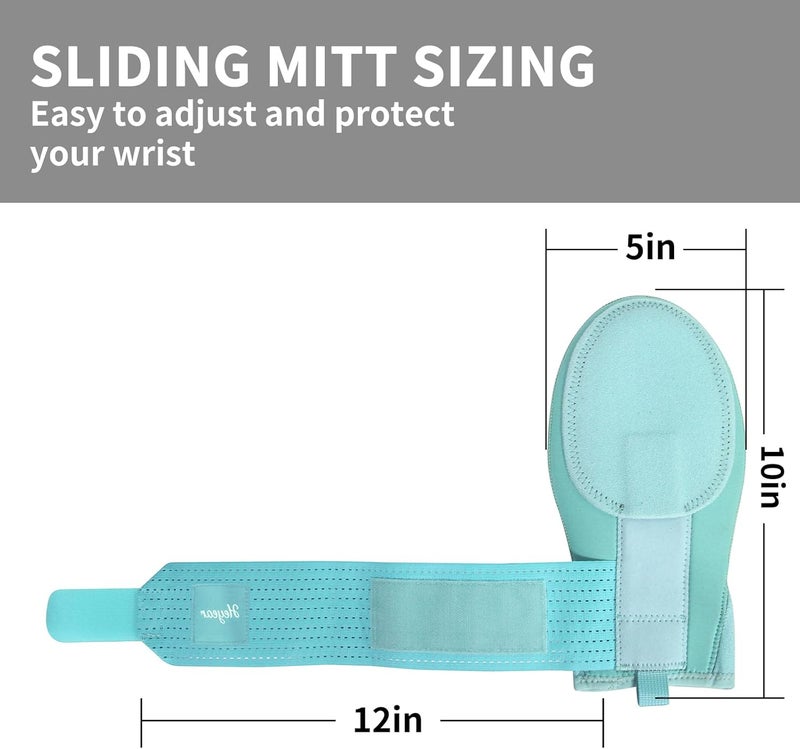 Heyear Baseball Sliding mitt, Sliding Mitt for Youth, Baseball Softball Glove for Hand Protection, Breathable and Durable, Adjustable Elastic Wrist Strap, Ambidextrous Design - Image 3